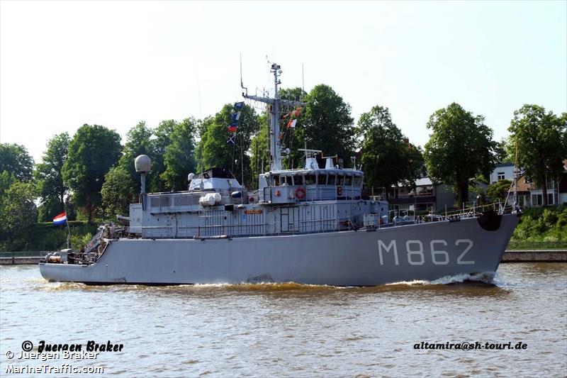 hnlms zierikzee (Military ops) - IMO , MMSI 244591000, Call Sign PAEM under the flag of Netherlands