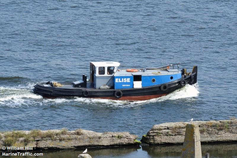 elise (Towing vessel) - IMO , MMSI 244660844, Call Sign PD4653 under the flag of Netherlands