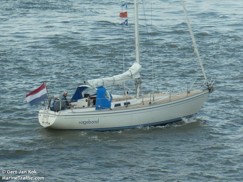 vagebond (Sailing vessel) - IMO , MMSI 244860001, Call Sign PC8904 under the flag of Netherlands