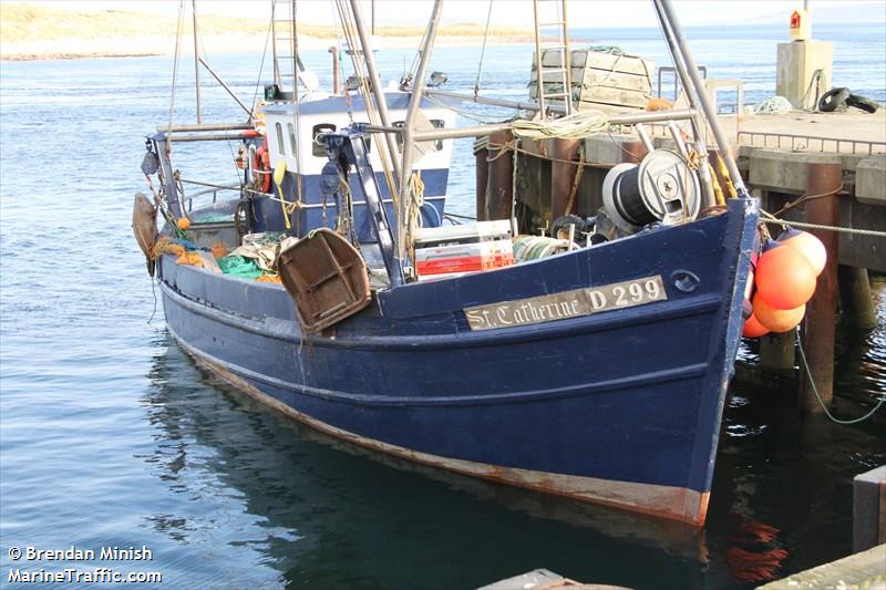 st catherine (Fishing vessel) - IMO , MMSI 250390000, Call Sign EI6162 under the flag of Ireland