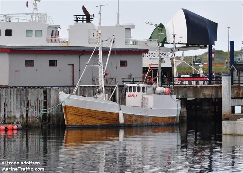 norfolk (Fishing vessel) - IMO , MMSI 257098620, Call Sign LGMG under the flag of Norway
