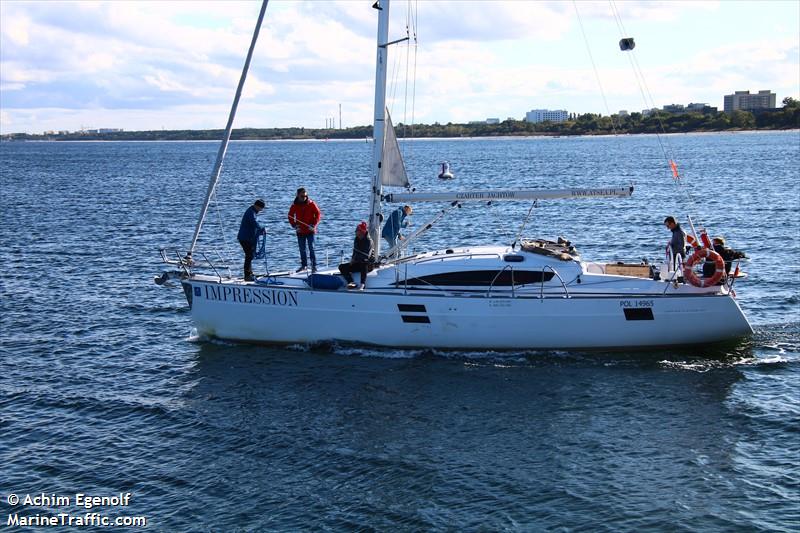 impression (Sailing vessel) - IMO , MMSI 261029890 under the flag of Poland