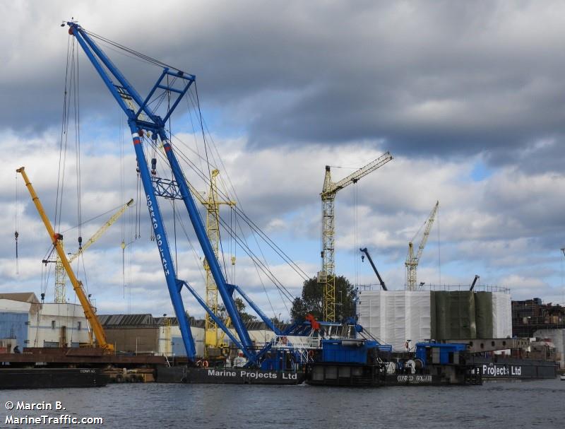 conrad goliath (Dredging or UW ops) - IMO , MMSI 261055030, Call Sign SPG2870 under the flag of Poland