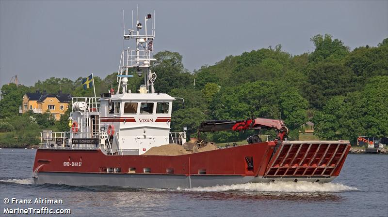 vixen (Cargo ship) - IMO , MMSI 265674790, Call Sign SEXV under the flag of Sweden