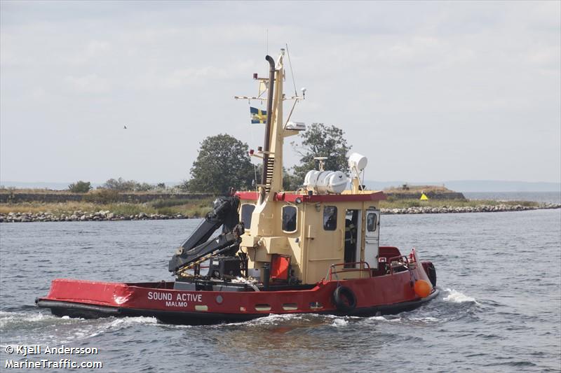 sound active (Tug) - IMO , MMSI 265693500, Call Sign SIJZ under the flag of Sweden