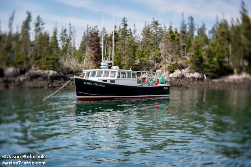 claire elizabeth (Fishing vessel) - IMO , MMSI 338186593 under the flag of USA