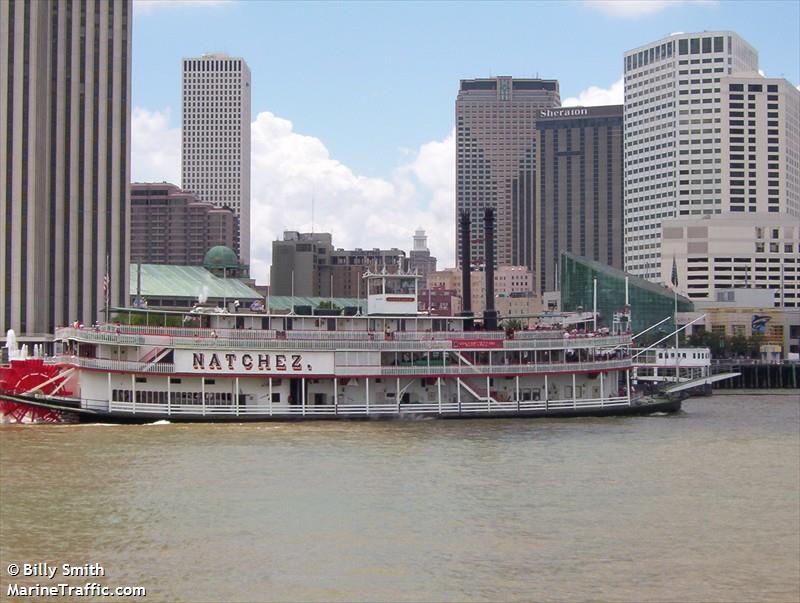 steamer natchez (Passenger ship) - IMO , MMSI 366959350, Call Sign WZC8491 under the flag of United States (USA)