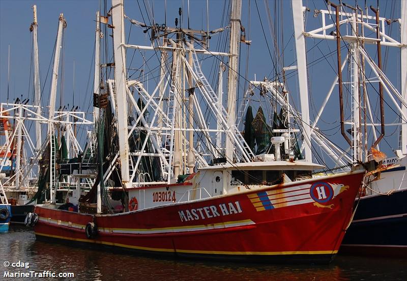 master hai (Fishing vessel) - IMO , MMSI 367454140, Call Sign WDF4637 under the flag of United States (USA)