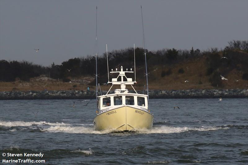 benita j (Fishing vessel) - IMO , MMSI 368085260, Call Sign WDK7528 under the flag of United States (USA)