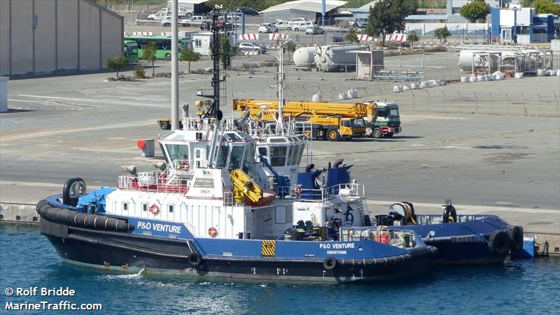 po venture (Tug) - IMO 9622992, MMSI 471194000, Call Sign A6E2786 under the flag of United Arab Emirates (UAE)