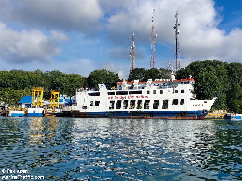 kmp barau (Passenger Ship) - IMO 8994544, MMSI 525019443, Call Sign PKAU under the flag of Indonesia