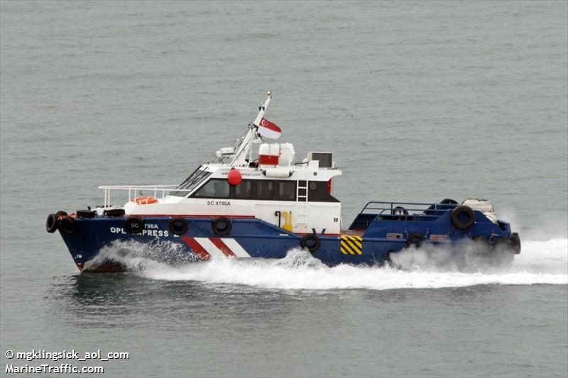 opl express 2 (Cargo ship) - IMO , MMSI 563037880 under the flag of Singapore