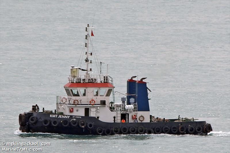 kmt jenny (Tug) - IMO 9820441, MMSI 563039660, Call Sign 9V5346 under the flag of Singapore