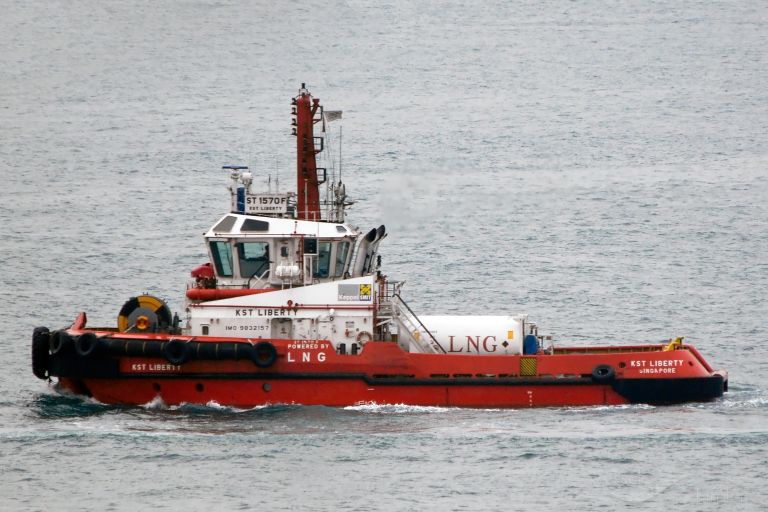 kst liberty (Tug) - IMO 9832157, MMSI 563055500, Call Sign 9V5214 under the flag of Singapore